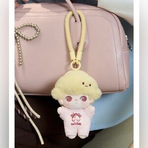 DIMOO Crush on Coffee Series-Soft-faced Plush Keychain Blind Box -Caramel Coffee